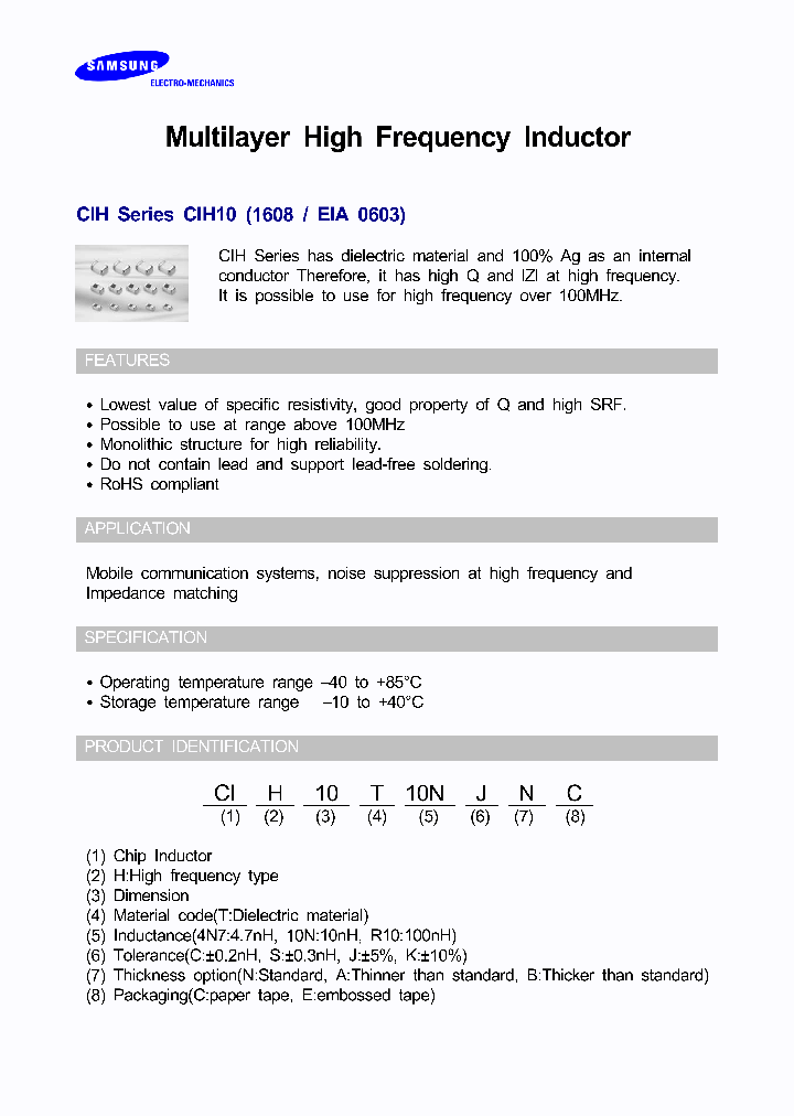 CIH10T82NKNC_7294610.PDF Datasheet