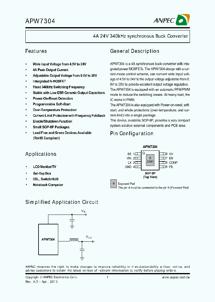 APW7304KAI-TRG_7295921.PDF Datasheet