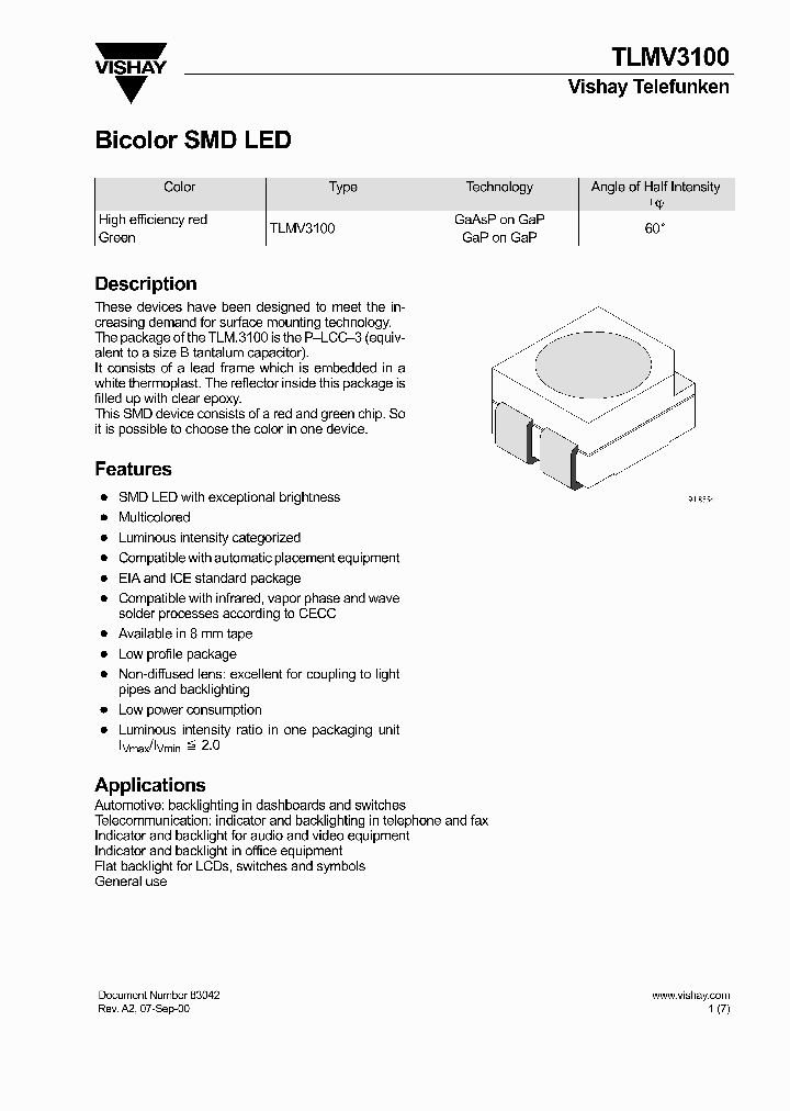 TLMV3100_7296833.PDF Datasheet
