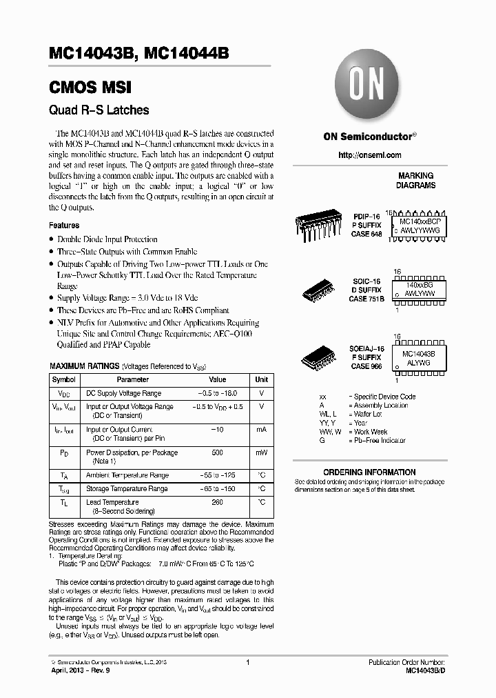 MC14044BDG_7297299.PDF Datasheet