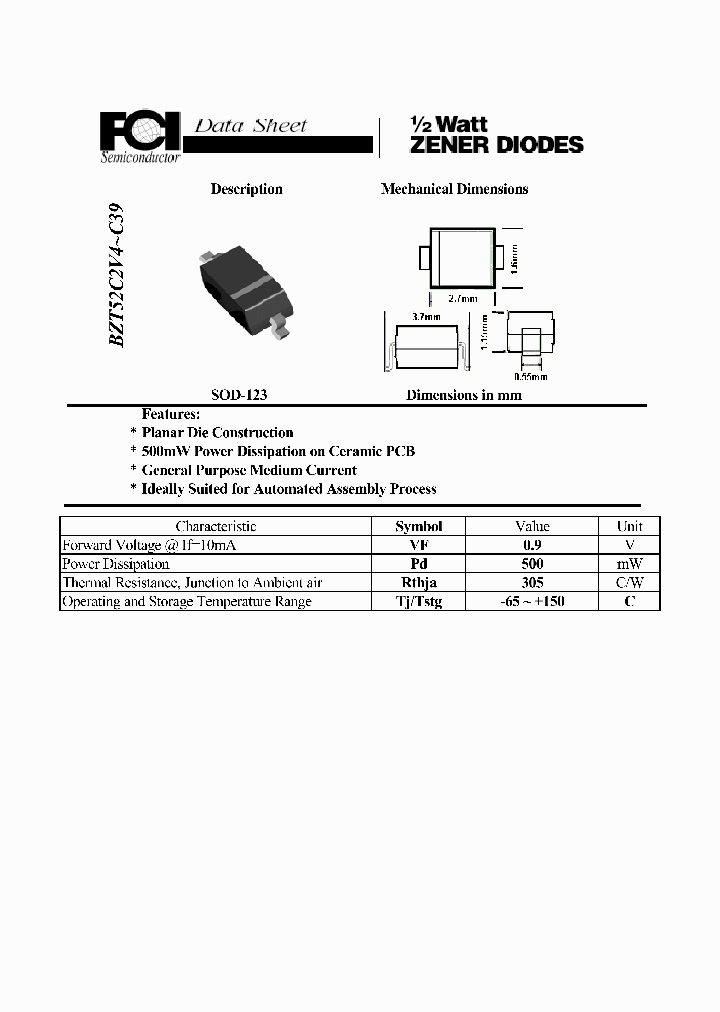 BZT52C30_7297565.PDF Datasheet