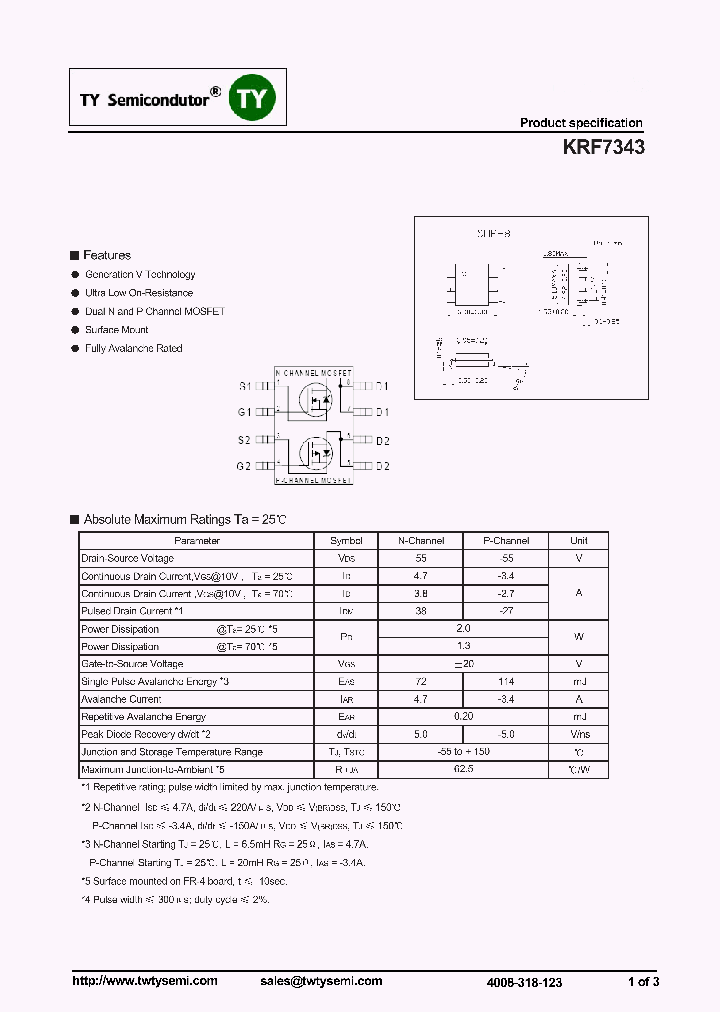 KRF7343_7297325.PDF Datasheet