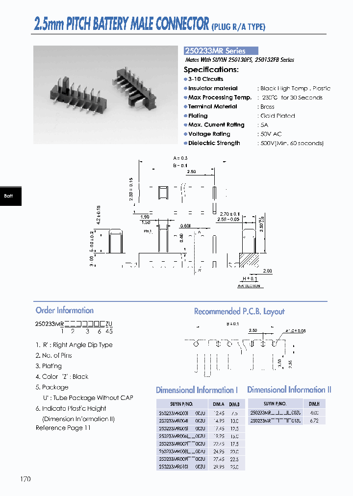250233MR_7298640.PDF Datasheet
