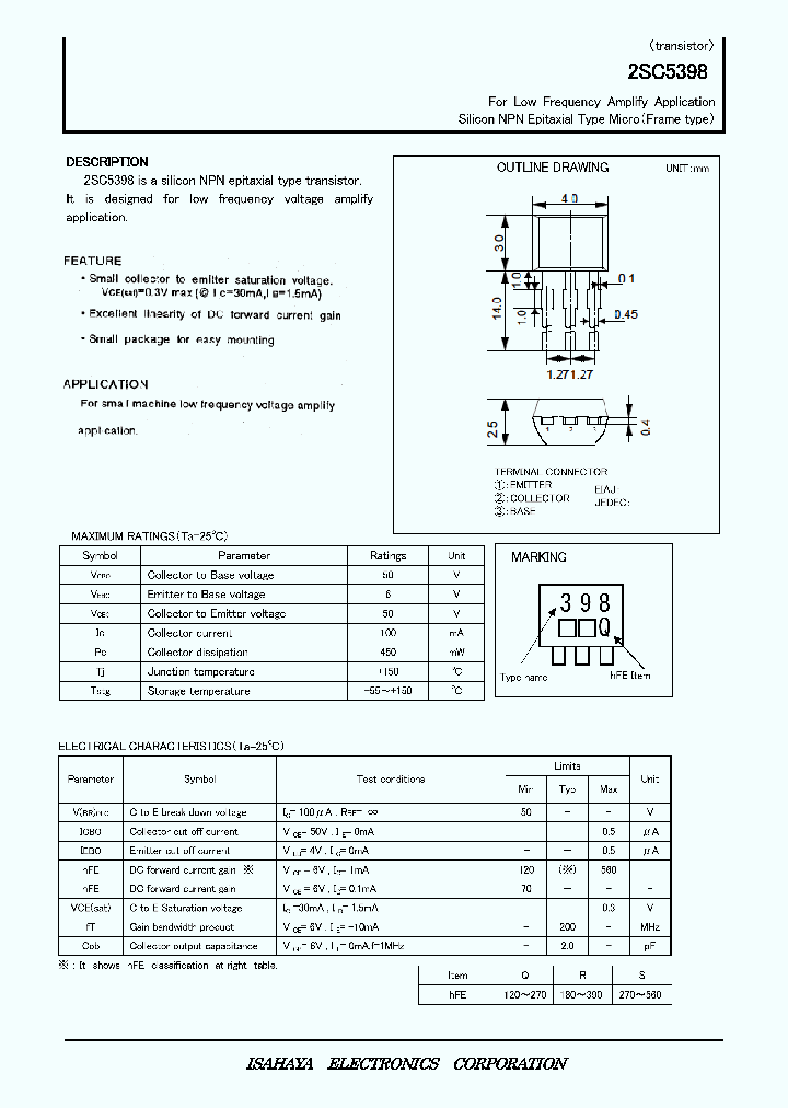 2SC5398_7299458.PDF Datasheet