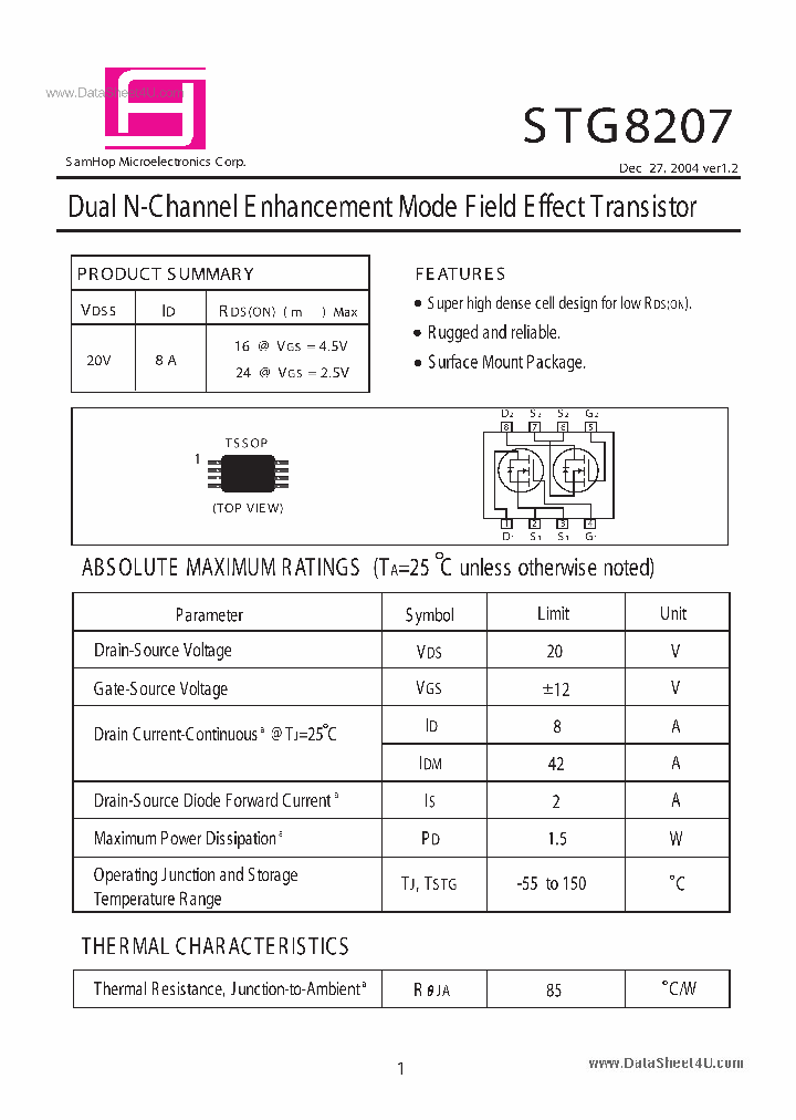 STG8207_7299505.PDF Datasheet