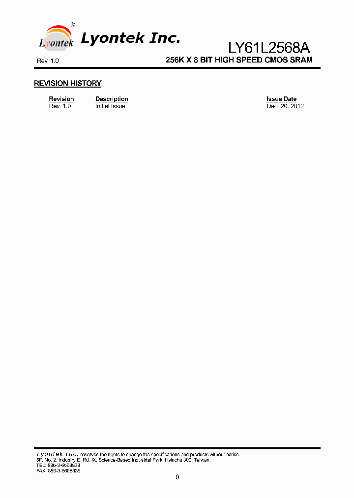 LY61L2568AML-10_7300039.PDF Datasheet