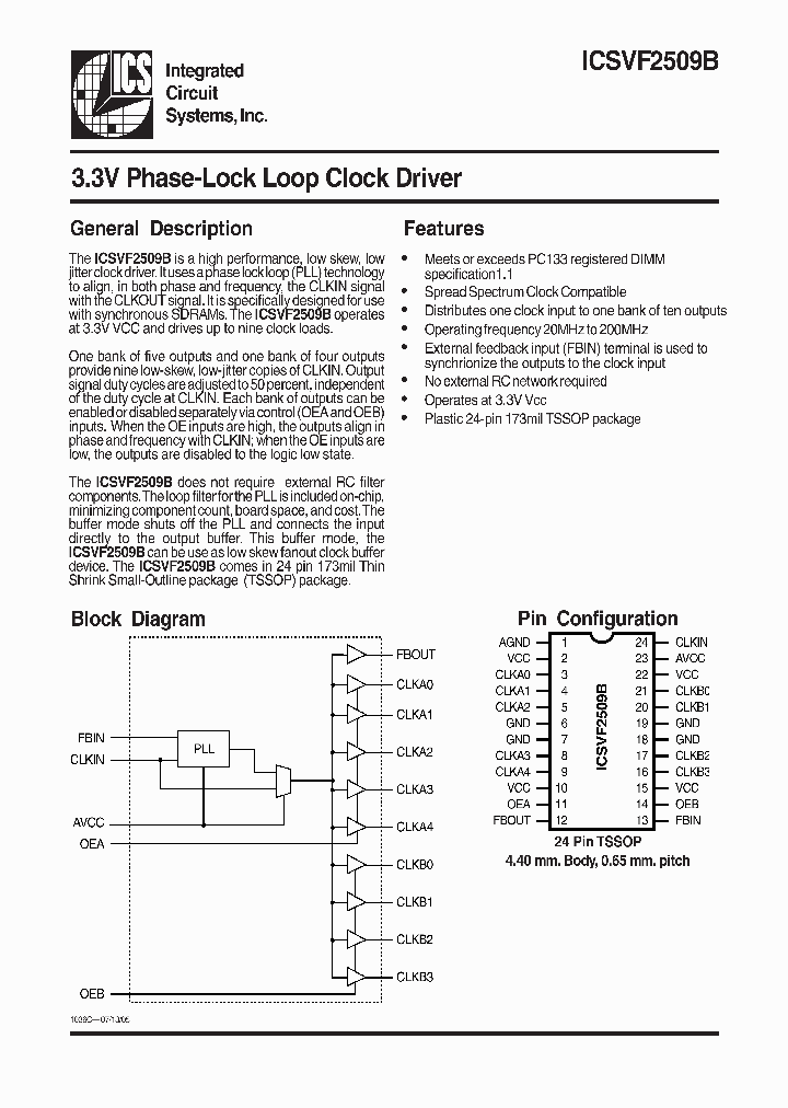 ICSVF2509BG_7300216.PDF Datasheet