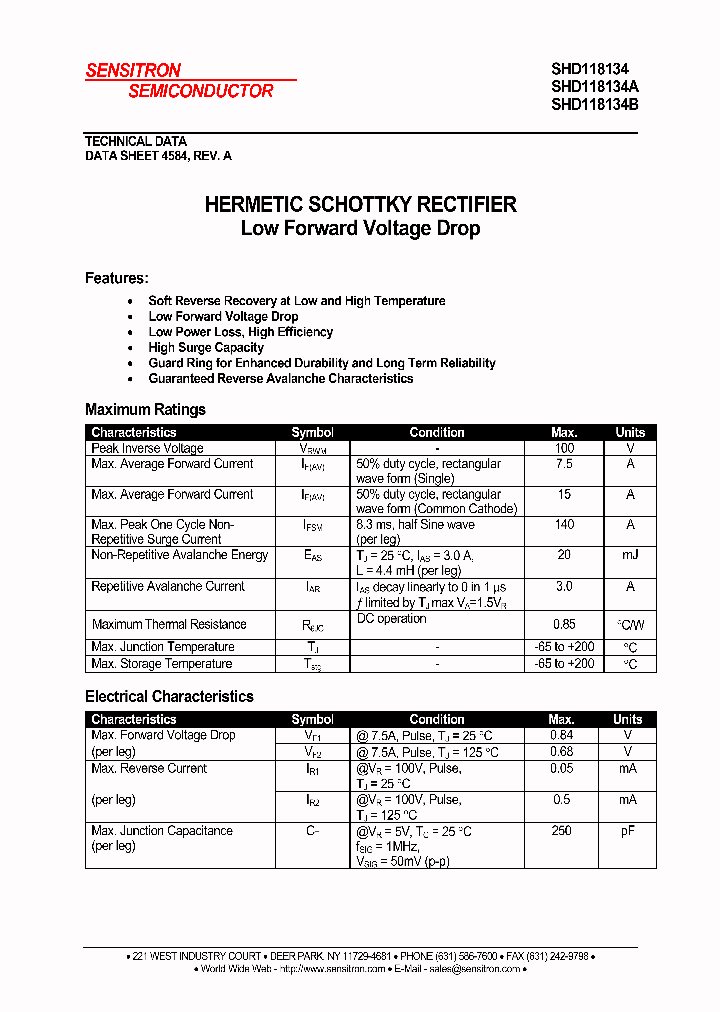 SHD11813408_7300202.PDF Datasheet