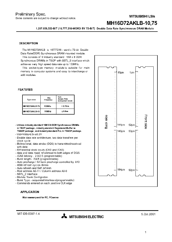 MH16D72AKLB-75_7301954.PDF Datasheet