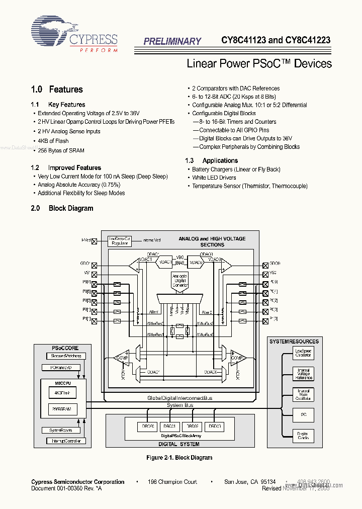 CY8C41223_7302180.PDF Datasheet