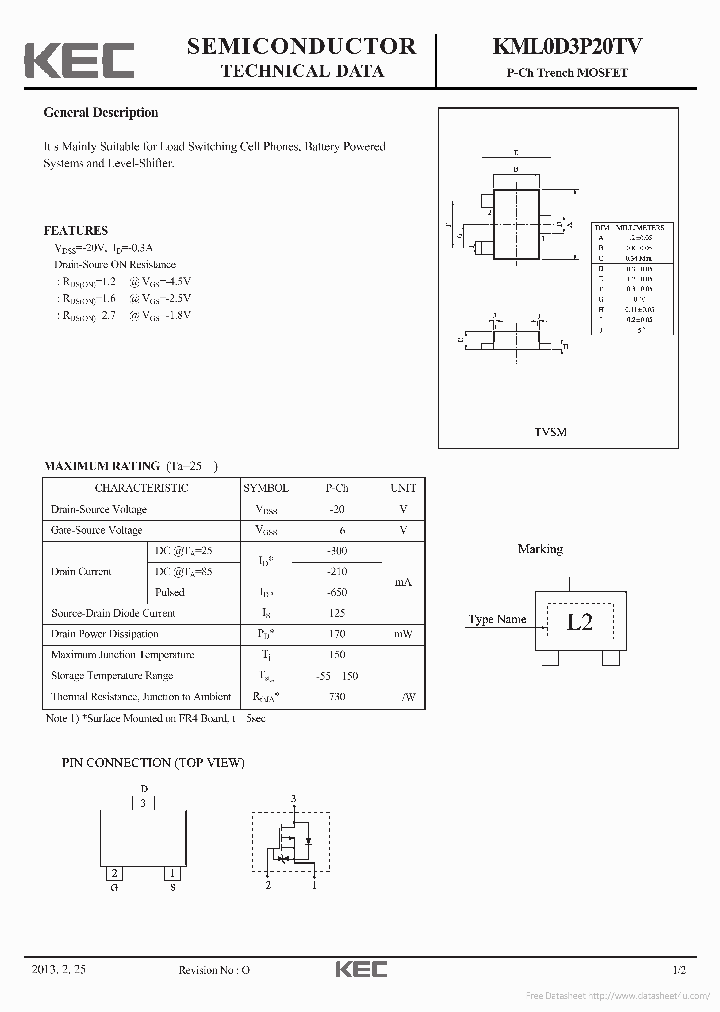 KML0D3P20TV_7302671.PDF Datasheet