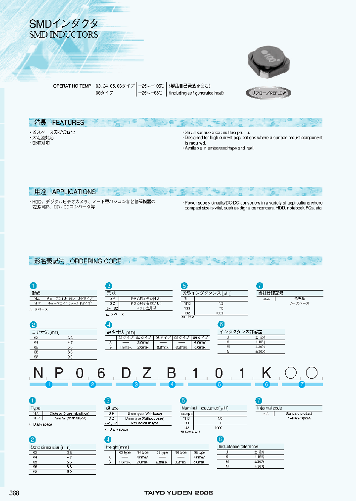 TAIYOYUDENCOLTD-NP05DZB100M_7302695.PDF Datasheet