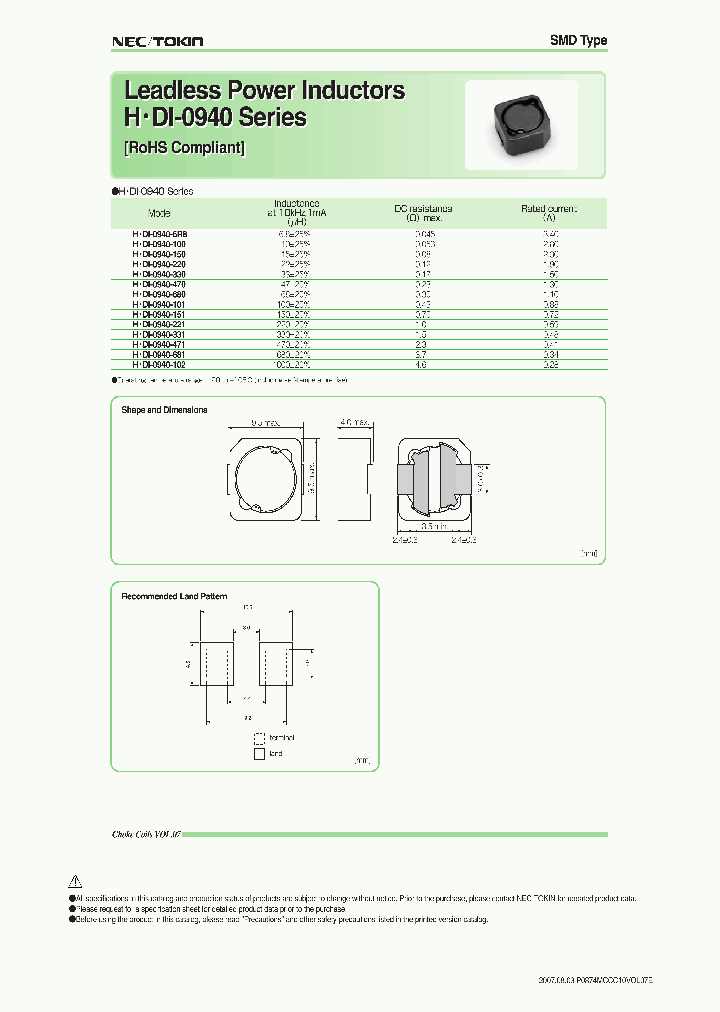 HDI-0940-100_7302719.PDF Datasheet