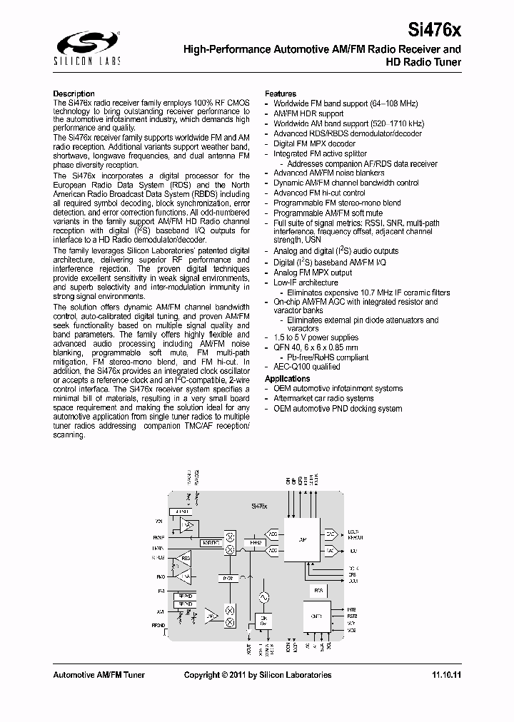 SI476X_7303000.PDF Datasheet