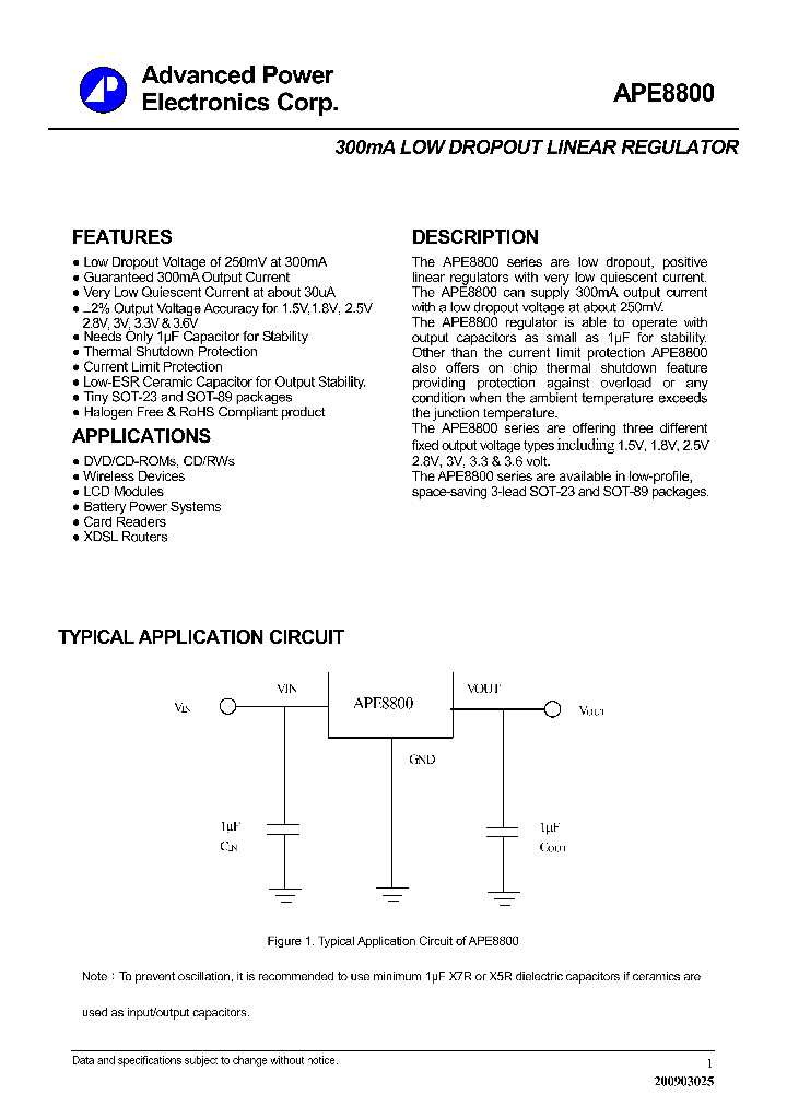 APE8800GR-30-HF_7304162.PDF Datasheet
