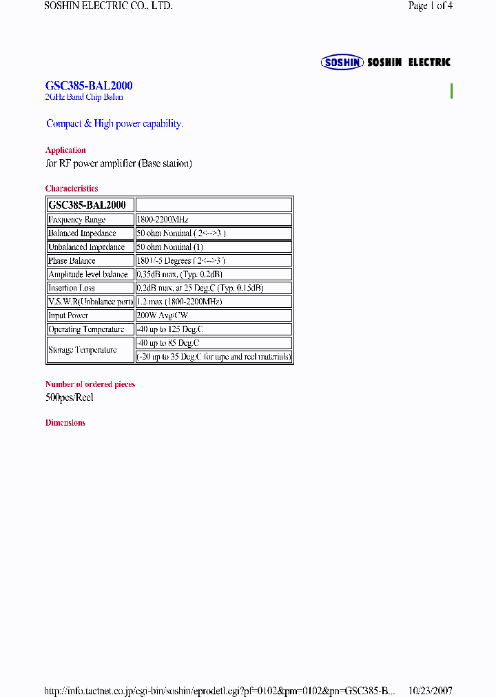 GSC385-BAL2000_7304278.PDF Datasheet
