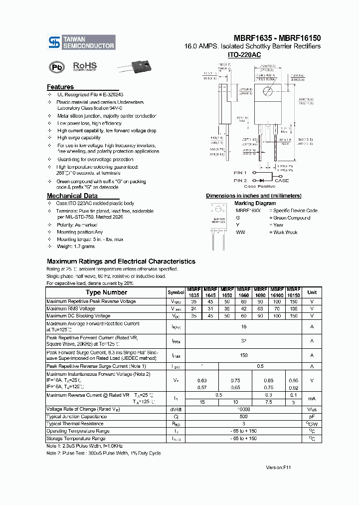 MBRF1690_7304850.PDF Datasheet