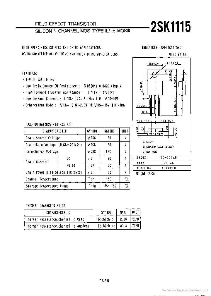 K1115_7305599.PDF Datasheet