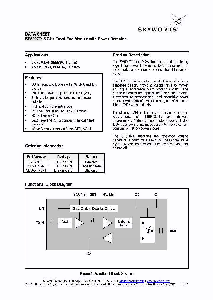 SE5007T_7306065.PDF Datasheet