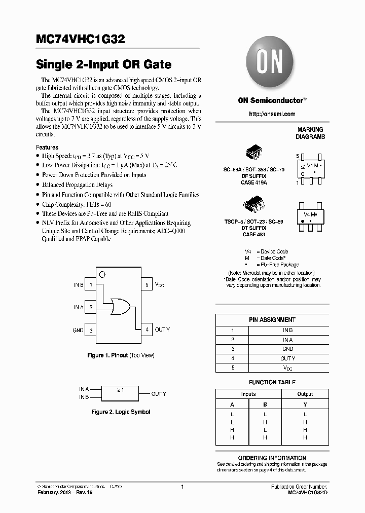 MC74VHC1G32DTT1G_7306145.PDF Datasheet