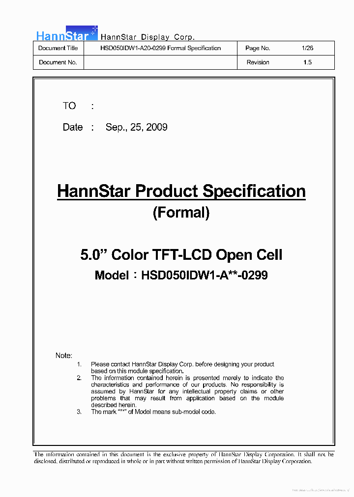 HSD050IDW1-AXX-0299_7307407.PDF Datasheet