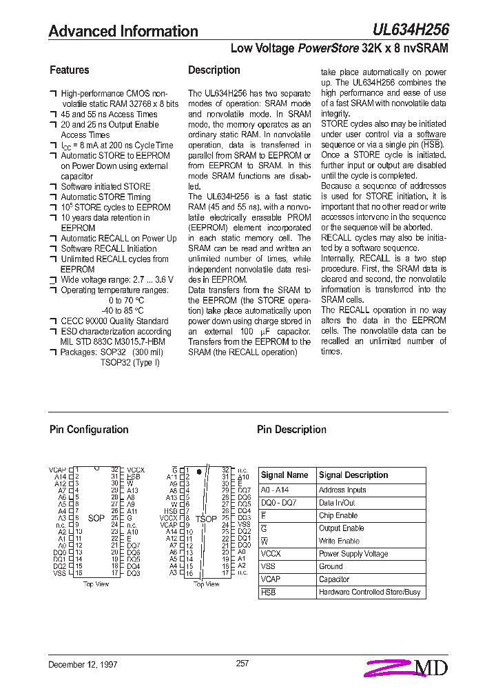 UL634H256TK45_7307866.PDF Datasheet