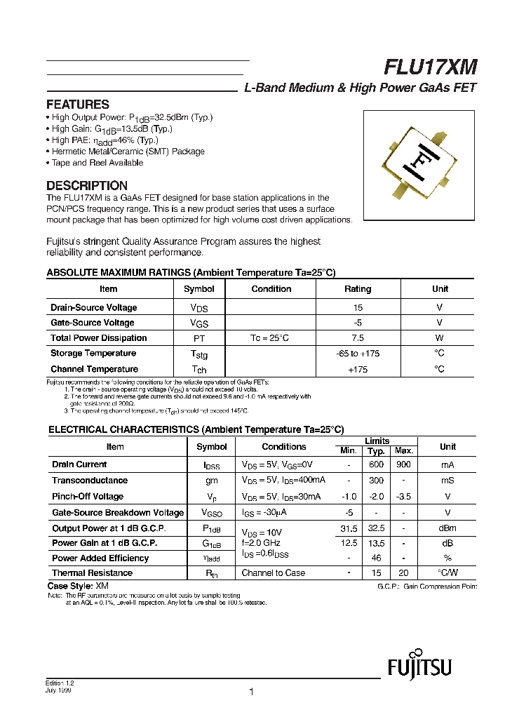 FLU17XM_7307967.PDF Datasheet