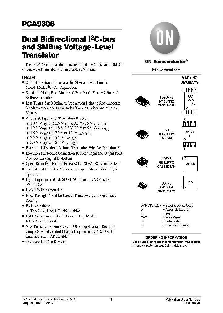 PCA9306FMUTCG_7307977.PDF Datasheet