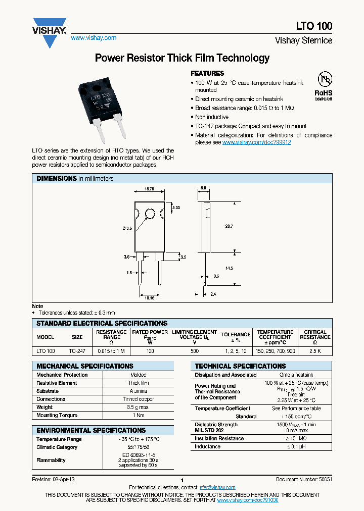 LTO100FR0150FTE3_7307896.PDF Datasheet