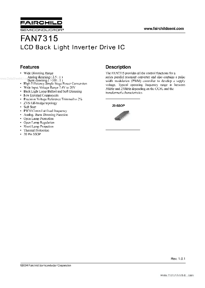 FAN7315_7308973.PDF Datasheet