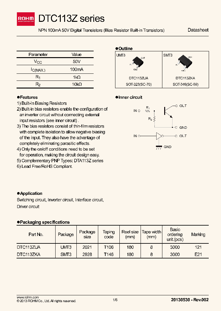 DTC113Z_7309990.PDF Datasheet