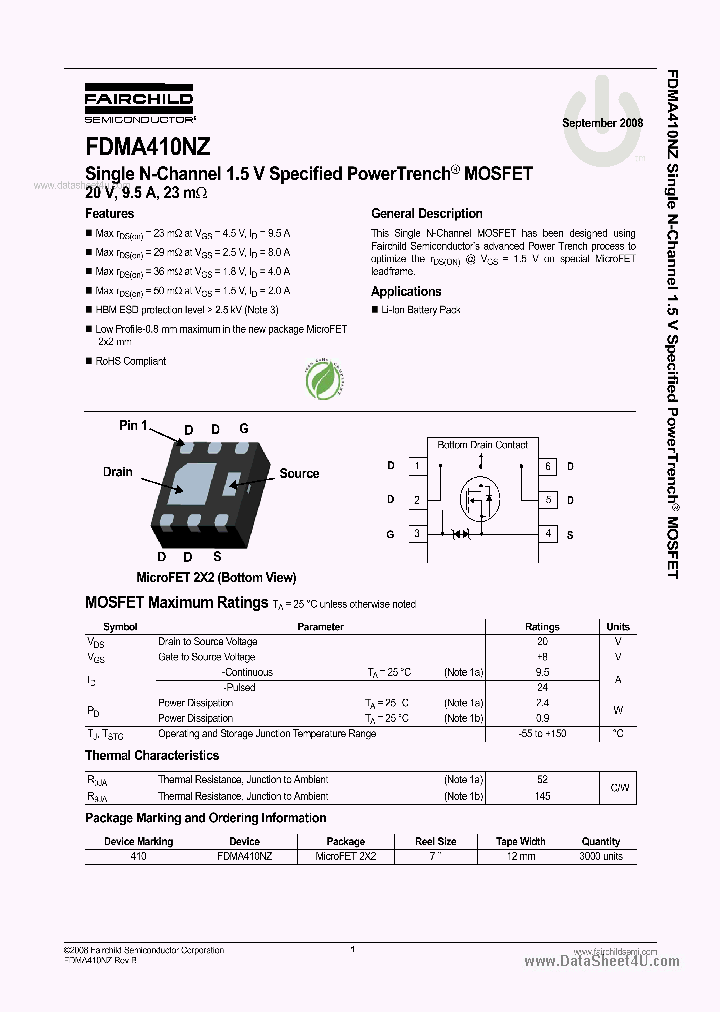 FDMA410NZ_7313438.PDF Datasheet