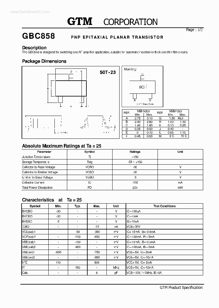 GBC858_7314316.PDF Datasheet