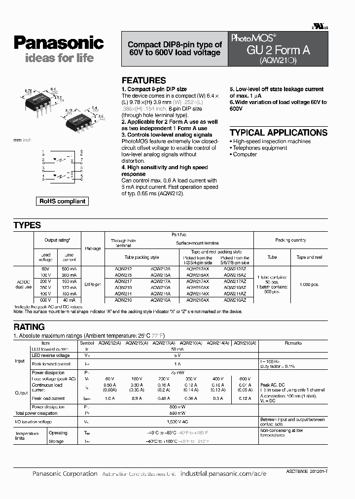 AQW214A_7314413.PDF Datasheet
