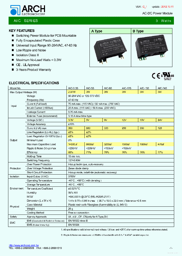 AIC-12S_7314980.PDF Datasheet