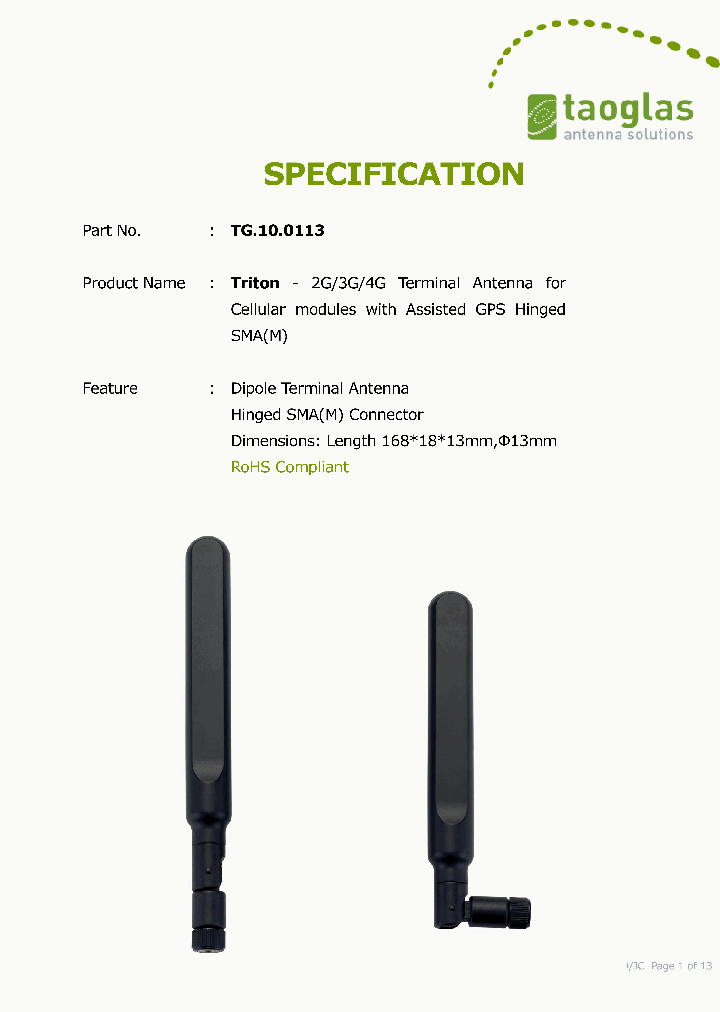 TG100113_7316072.PDF Datasheet