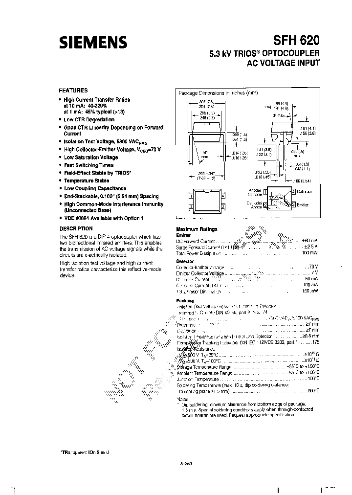SFH620-1-X001T_7316302.PDF Datasheet