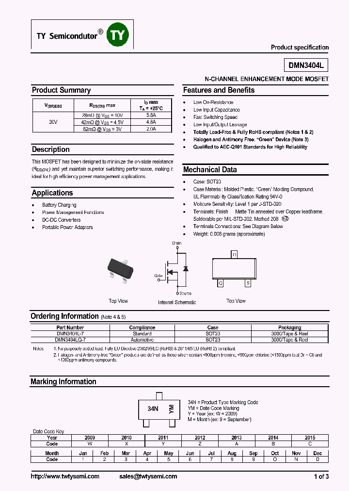 DMN3404L_7316998.PDF Datasheet