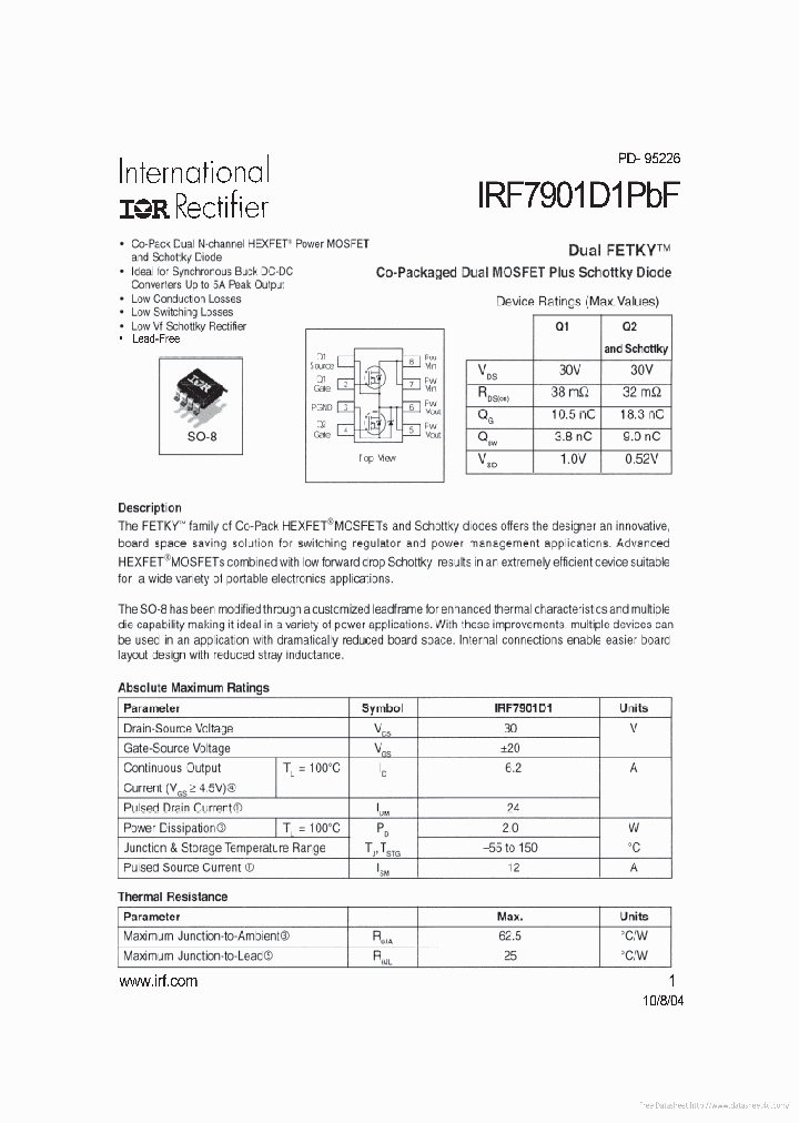 IRF7901D1PBF_7316855.PDF Datasheet