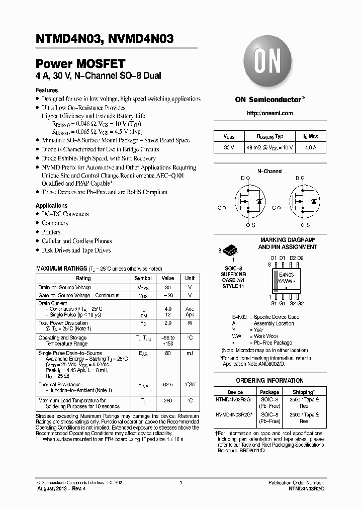 NTMD4N03_7317196.PDF Datasheet