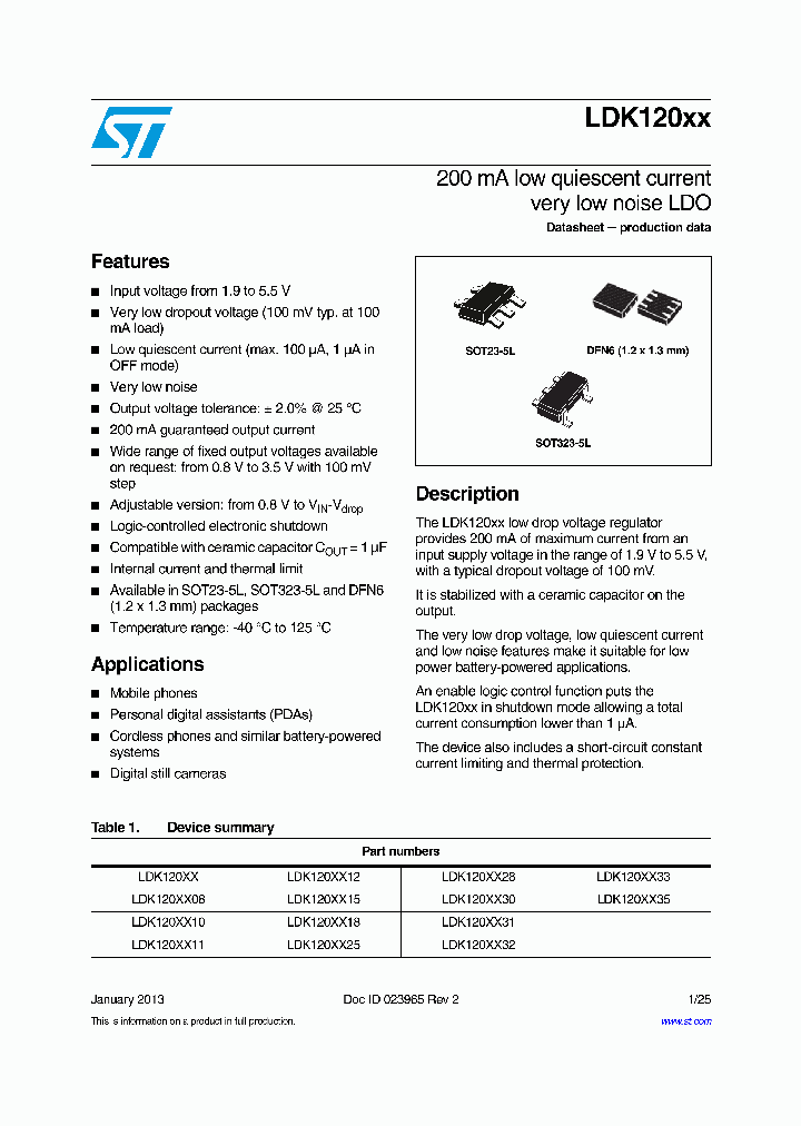 LDK120XX10_7317800.PDF Datasheet