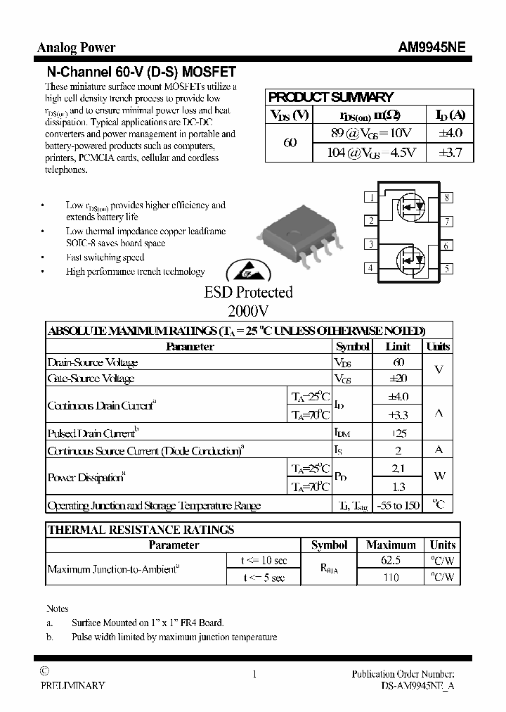AM9945NE_7317816.PDF Datasheet