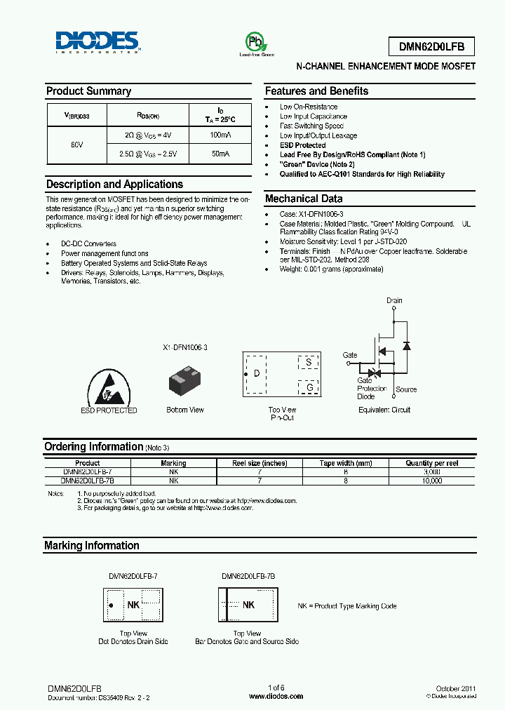 DMN62D0LFB-7_7318141.PDF Datasheet