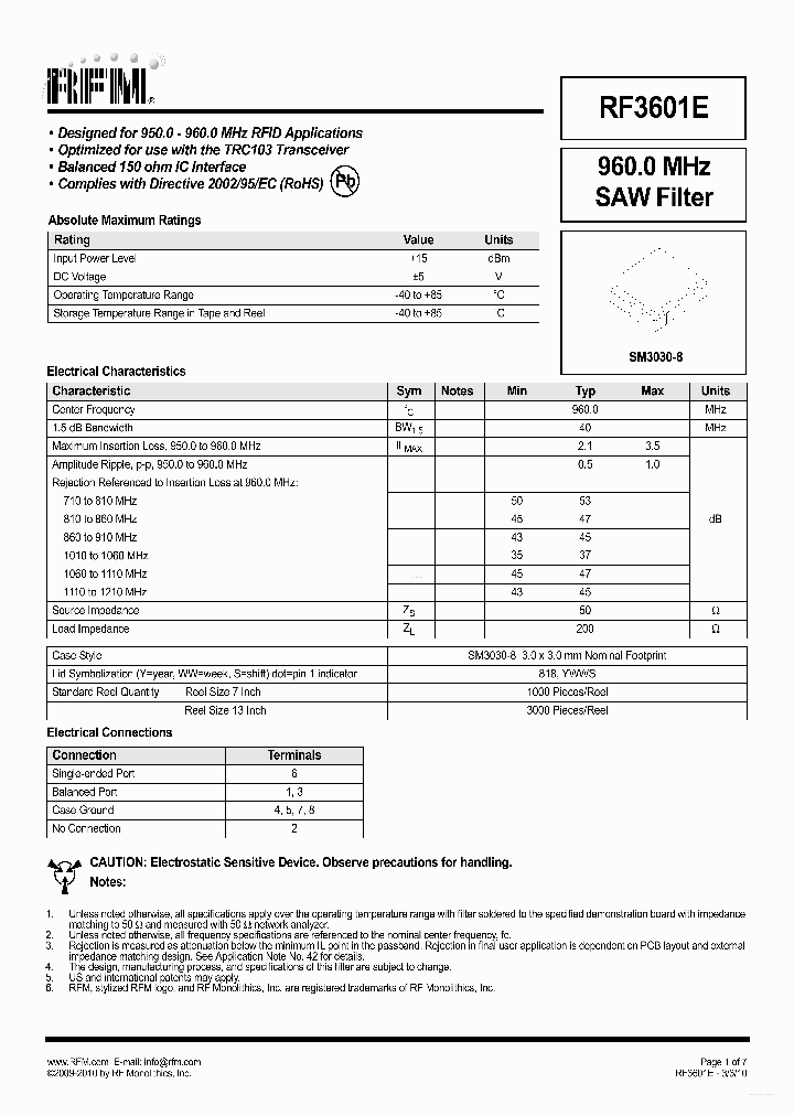 RF3601E_7318825.PDF Datasheet