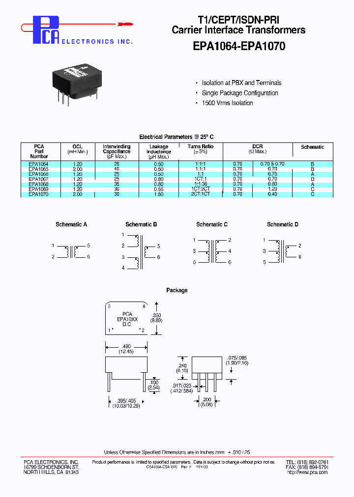 EPA1065_7318981.PDF Datasheet