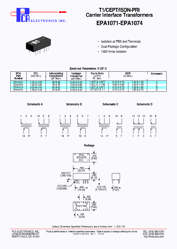 EPA1071_7318987.PDF Datasheet