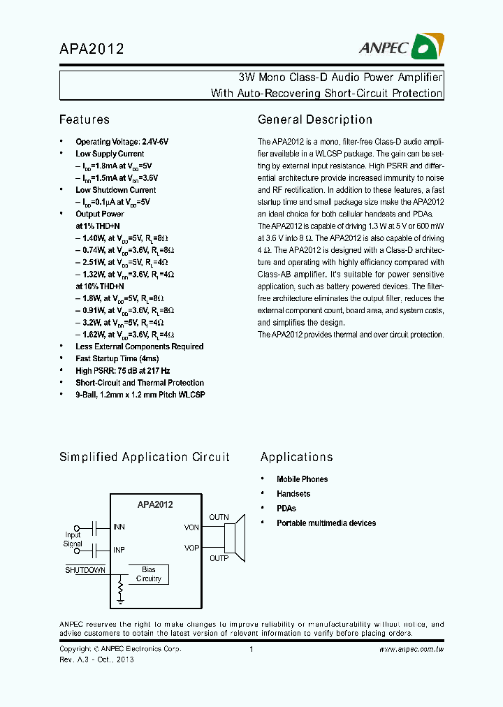 APA2012HAI-TRG_7318940.PDF Datasheet