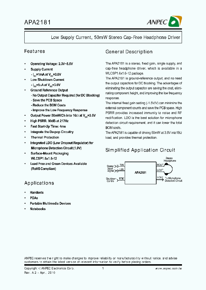 APA2181DHAI-TRG_7318942.PDF Datasheet