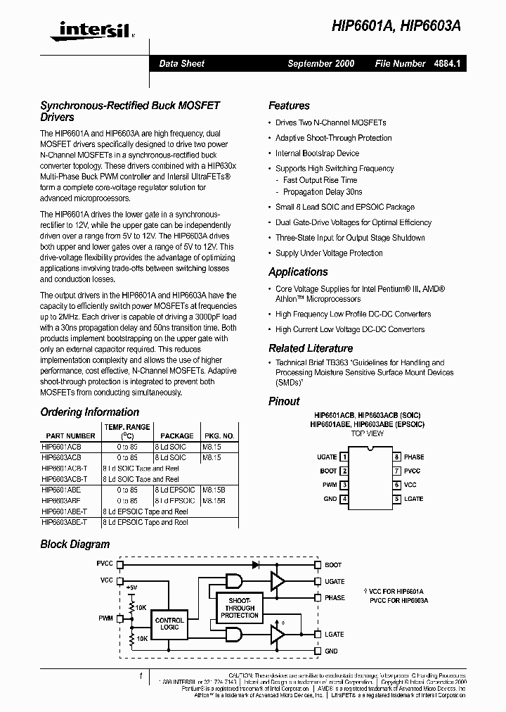 HIP6601ABE_7319029.PDF Datasheet
