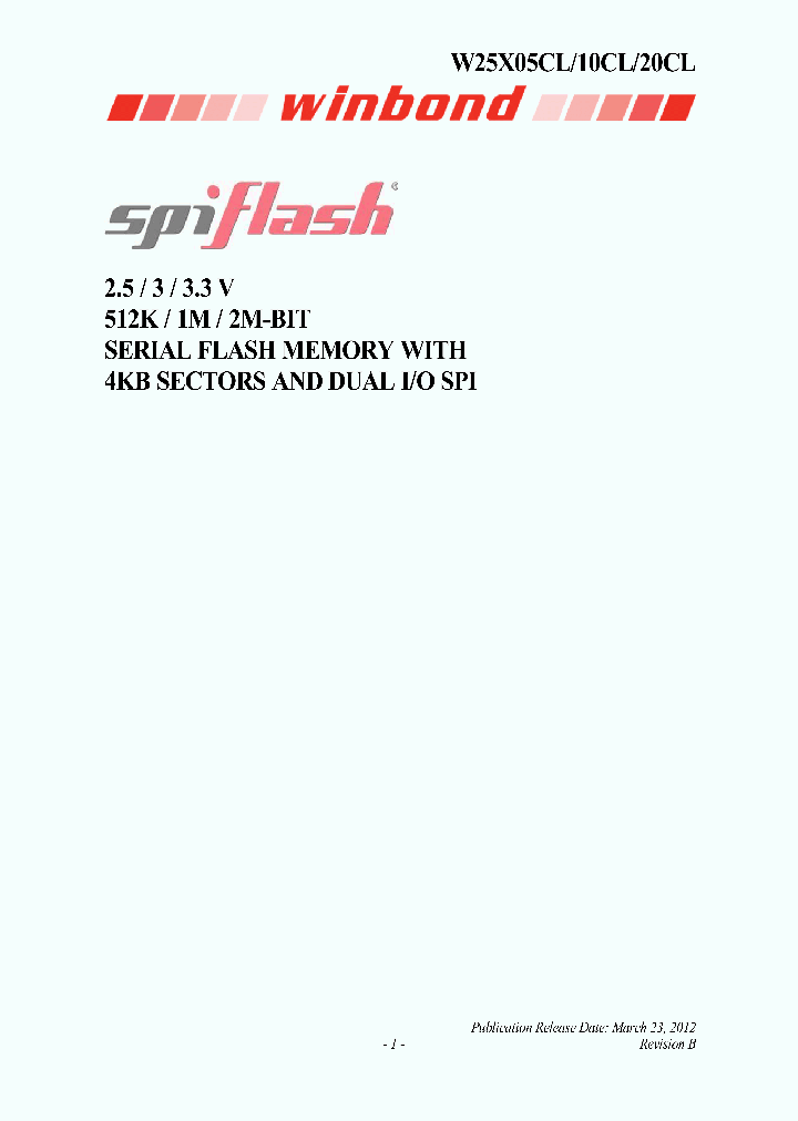W25X20CLSDIG_7319532.PDF Datasheet